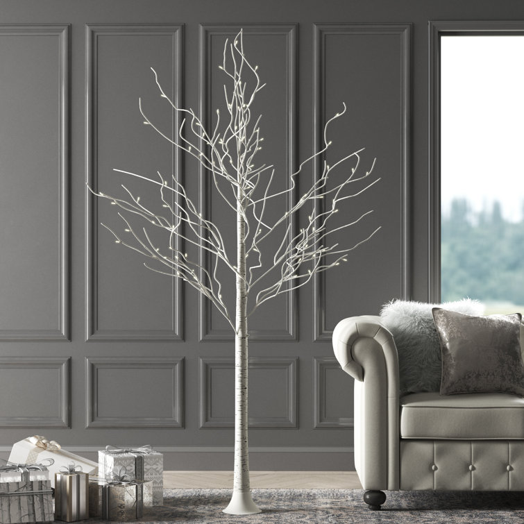Greyleigh™ PreLit Birch Tree 132 Light LED Lighted Trees & Branches